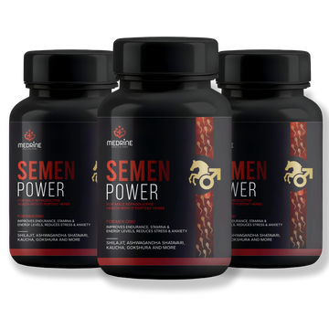 COMBO OF 3 MEDRINE SEMEN POWER – MALE ENHANCEMENT SUPPLEMENT